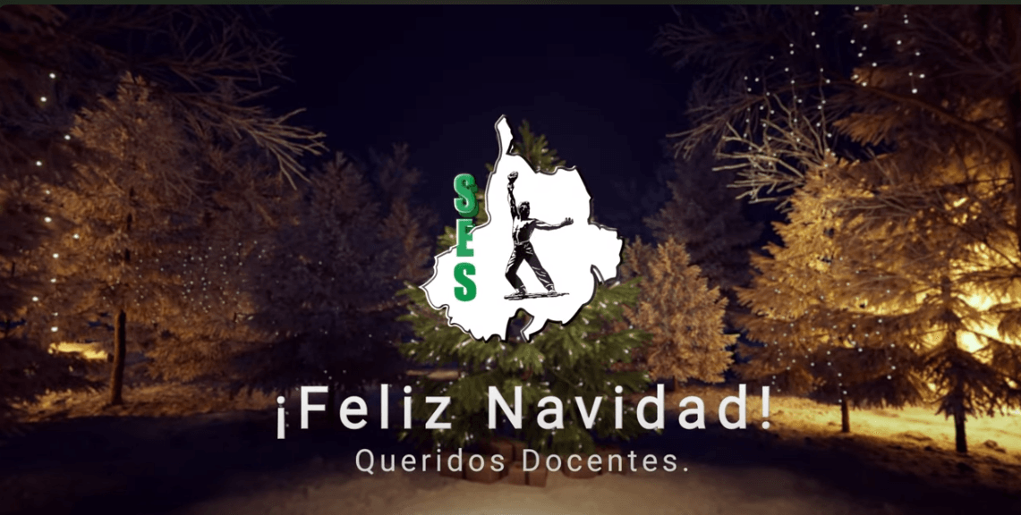 Para todo el magisterio de Santander, Feliz Navidad.