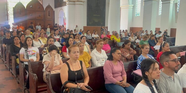Acto litúrgico en solidaridad con el Catatumbo. Desde la Iglesia de la Sagrada Familia, en Bucaramanga.
