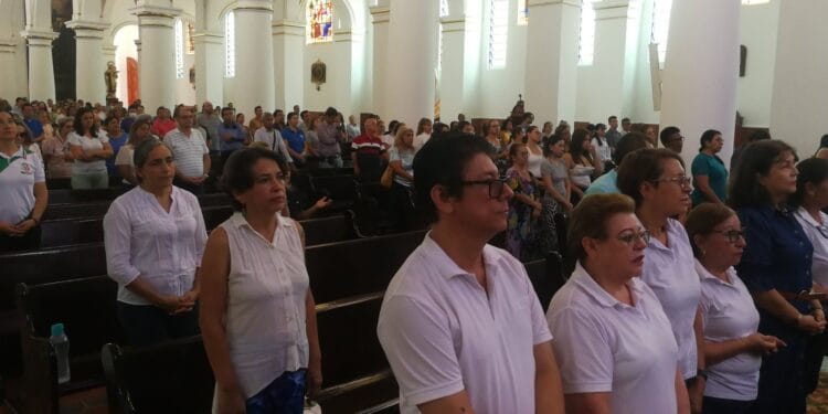 Acto litúrgico en solidaridad con el Catatumbo. Desde la Iglesia de la Sagrada Familia, en Bucaramanga.