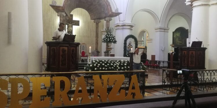 Acto litúrgico en solidaridad con el Catatumbo. Desde la Iglesia de la Sagrada Familia, en Bucaramanga.