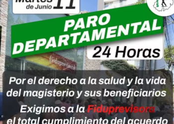 PARO DE 24 HORAS – GRAN TOMA DE BUCARAMANGA EL 11 DE JUNIO 2025