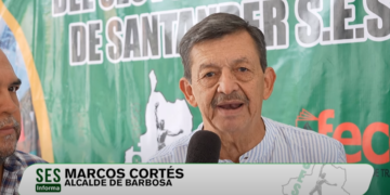 Marcos Cortez Alcalde de Barbosa Fecode y SES realizaron en Barbosa, Santander, el primer Foro Provincial Vélez: Ley Orgánica de Competencias en el marco de la reforma al Sistema General de Participaciones.