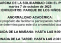 JORNADA DE MOVILIZACIÓN NACIONAL EN SOLIDARIDAD CON EL PUEBLO PALESTINO.