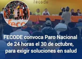 Fecode convocó a paro nacional de 24 horas para el 30 de octubre.