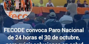 Fecode convocó a paro nacional de 24 horas para el 30 de octubre.
