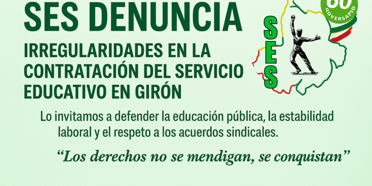 El Sindicato alerta sobre posibles vulneraciones legales y llama a la comunidad a defender la educación pública y la estabilidad laboral docente.