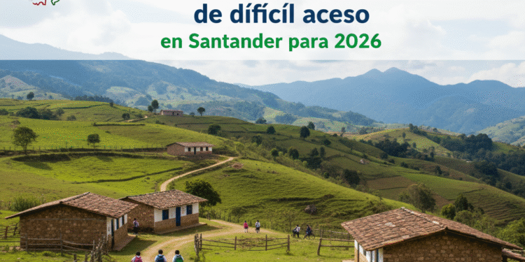 Lista oficial: 2.067 sedes educativas rurales de difícil acceso en Santander para 2026