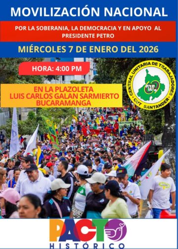 ¡A las calles por la soberanía! El Magisterio se une a la movilización contra la intervención extranjera