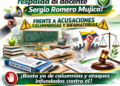 SES rechaza estigmatización contra docente Sergio Romero Mujica