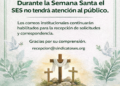 Horario Semana Santa SES