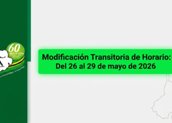 Banner informativo de la Circular 014 del SES, que anuncia la modificación transitoria de horarios de atención presencial en la oficina de Fiduprevisora - Fomag Bucaramanga del 26 al 29 de mayo de 2026.