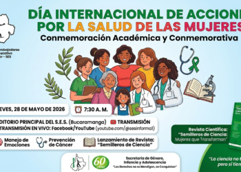 Circular 013 del SES: Invitación a la Jornada por la Salud de las Mujeres y lanzamiento de la revista científica "Semilleros de Ciencia" el 28 de mayo