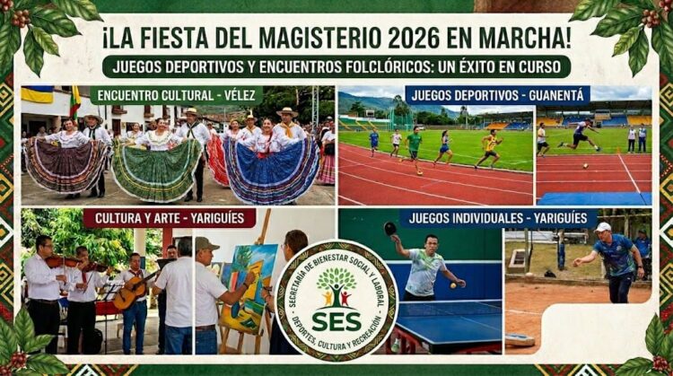 Consulta la programación oficial de los Juegos y Encuentros del Magisterio 2026 para las provincias de Vélez, Guanentá y Yariguíes. ¡Prográmate ya!