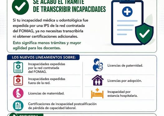 Incapacidades Fomag 2026