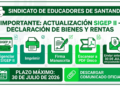 Docente de Santander: realiza tu Declaración de Bienes y Rentas en SIGEP II antes del 30 de julio de 2026. Conoce el paso a paso y el correo oficial de envío.