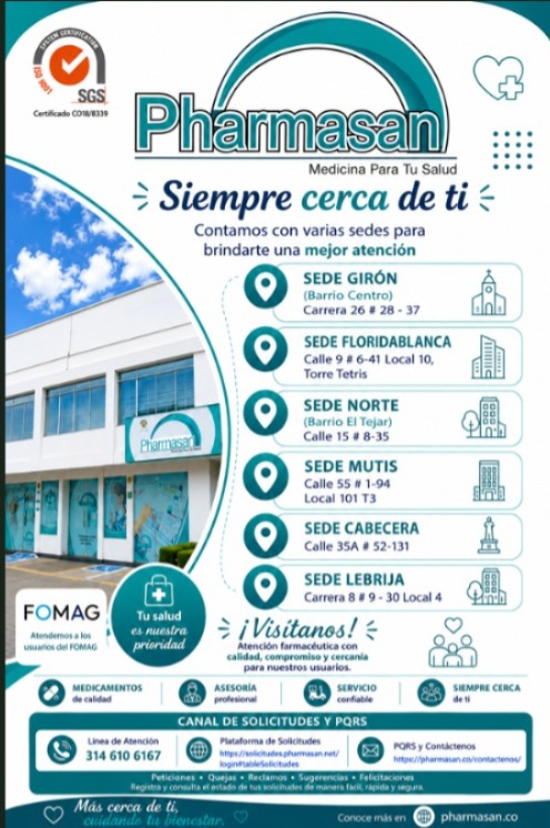 Sedes de Pharmasan