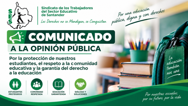 Comunicado: Protección y respeto en I.E. Blanca Durán